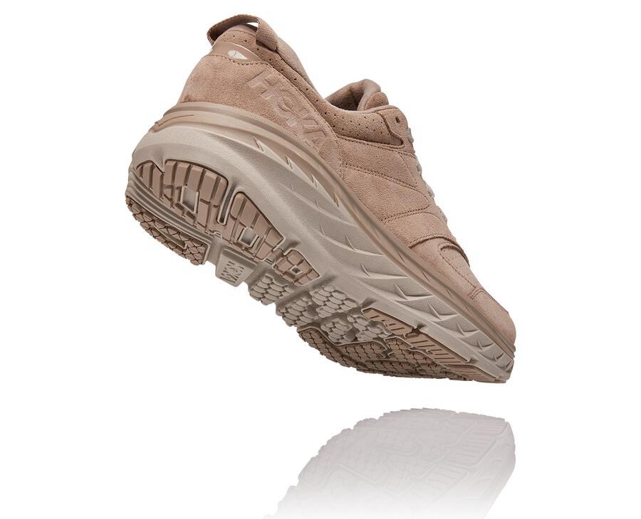 Hoka One One Bezecke Topanky Damske Siva - Bondi L Suede - 35298-YFAL